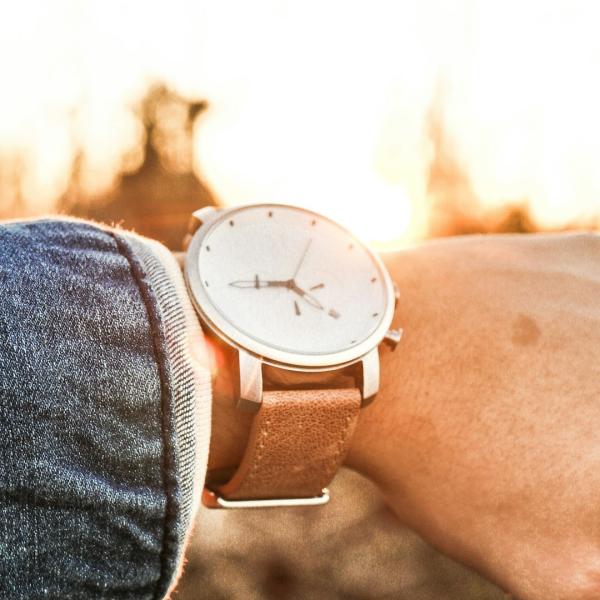 Dây Da Đồng Hồ 20mm Nâu Vintage